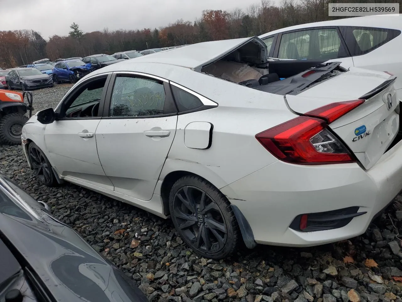 2020 Honda Civic Sport VIN: 2HGFC2E82LH539569 Lot: 78385594