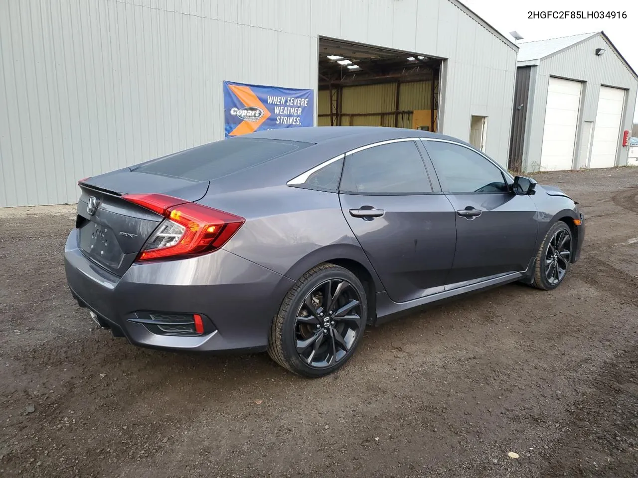 2020 Honda Civic Sport VIN: 2HGFC2F85LH034916 Lot: 78408194