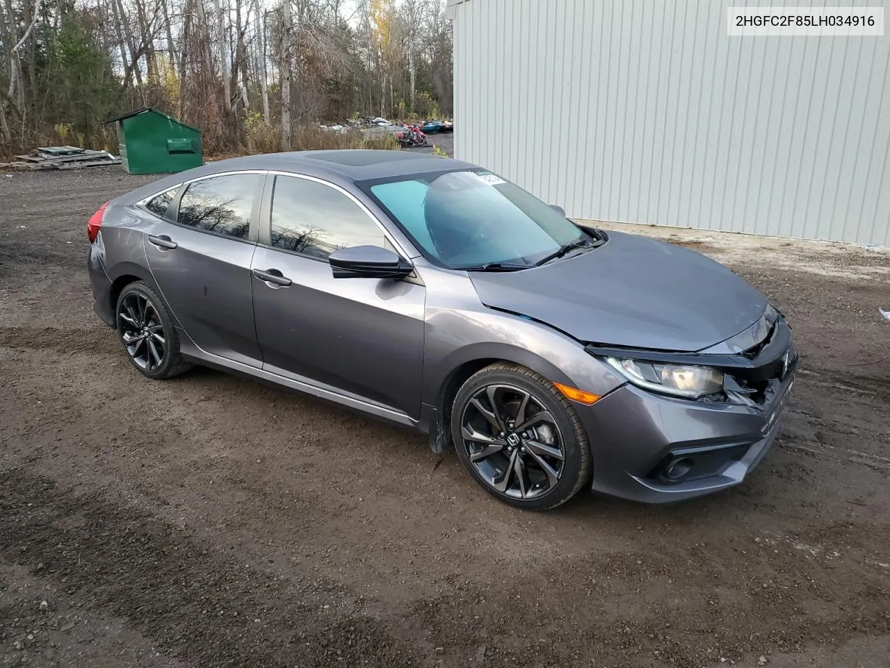 2020 Honda Civic Sport VIN: 2HGFC2F85LH034916 Lot: 78408194