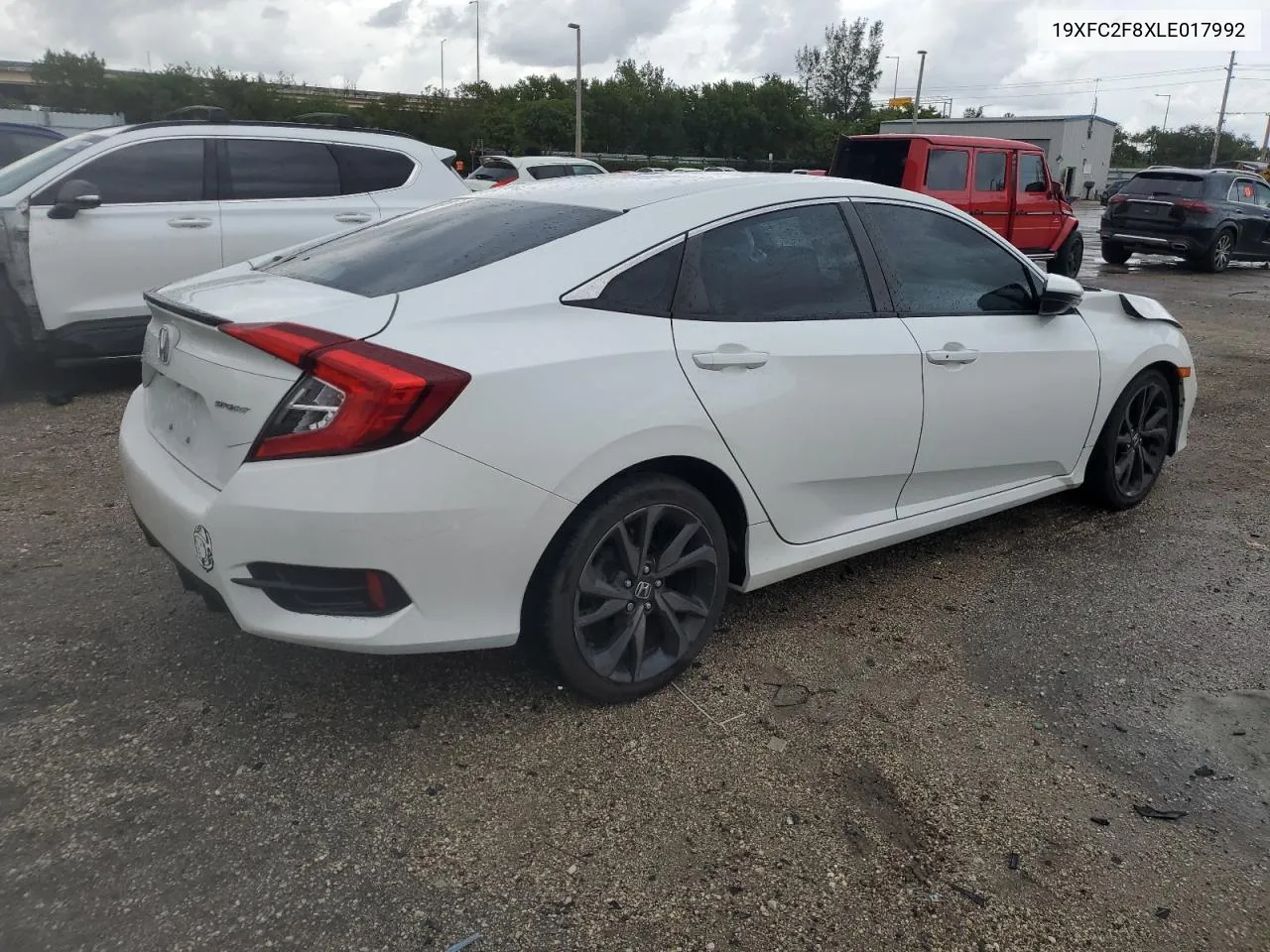 2020 Honda Civic Sport VIN: 19XFC2F8XLE017992 Lot: 78413834