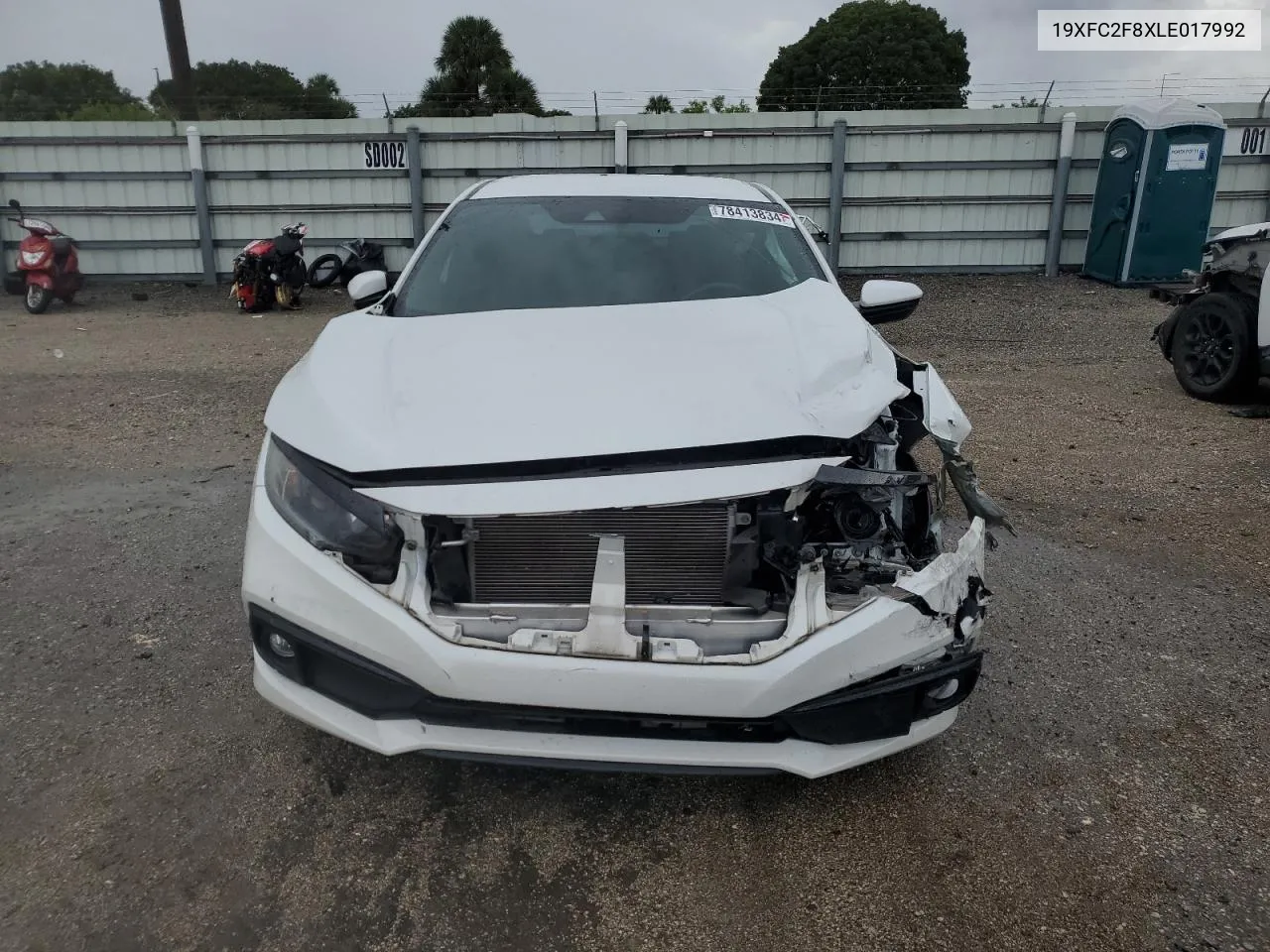 2020 Honda Civic Sport VIN: 19XFC2F8XLE017992 Lot: 78413834