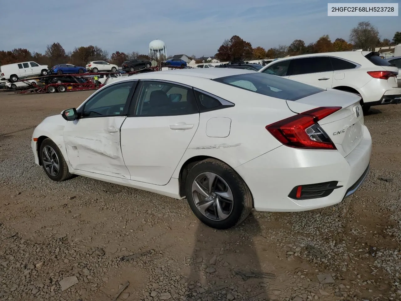 2020 Honda Civic Lx VIN: 2HGFC2F68LH523728 Lot: 78439904