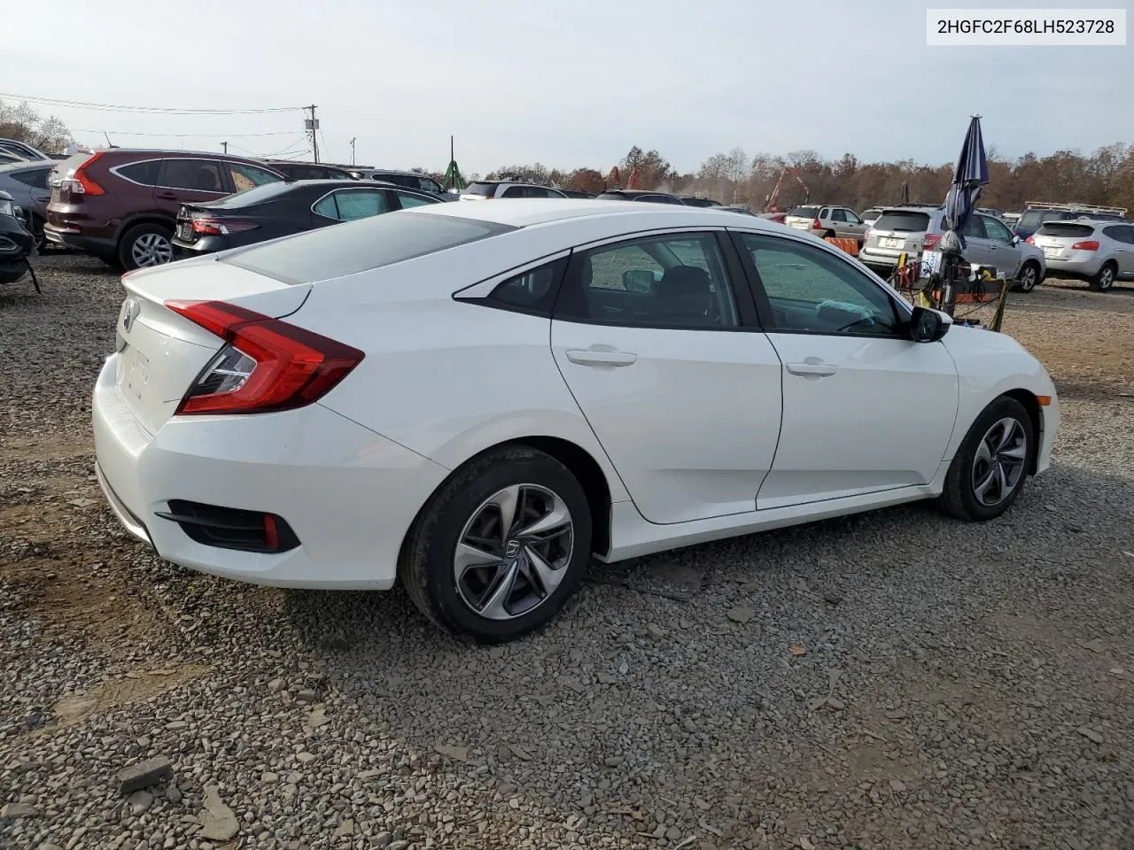 2020 Honda Civic Lx VIN: 2HGFC2F68LH523728 Lot: 78439904