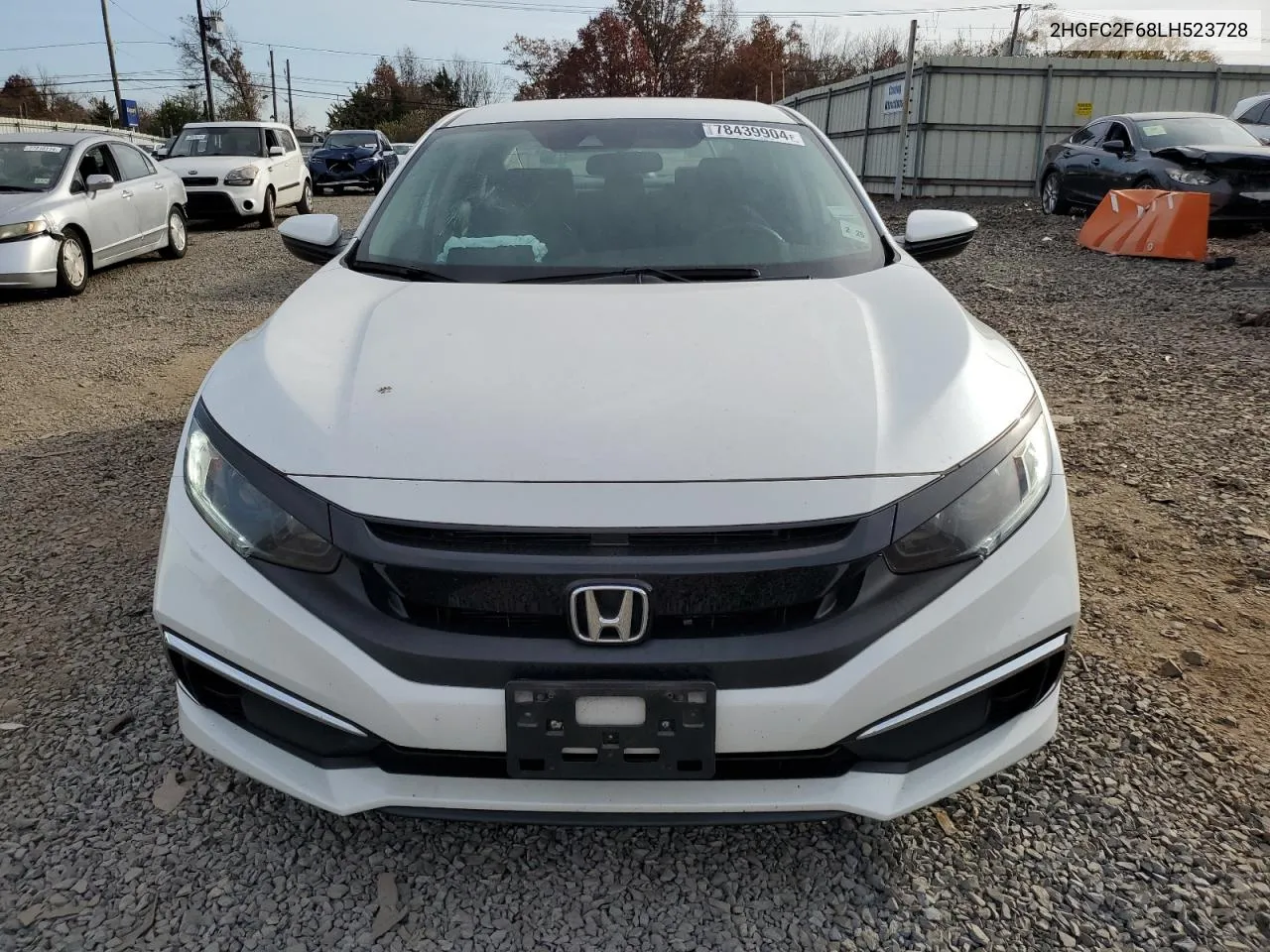 2020 Honda Civic Lx VIN: 2HGFC2F68LH523728 Lot: 78439904