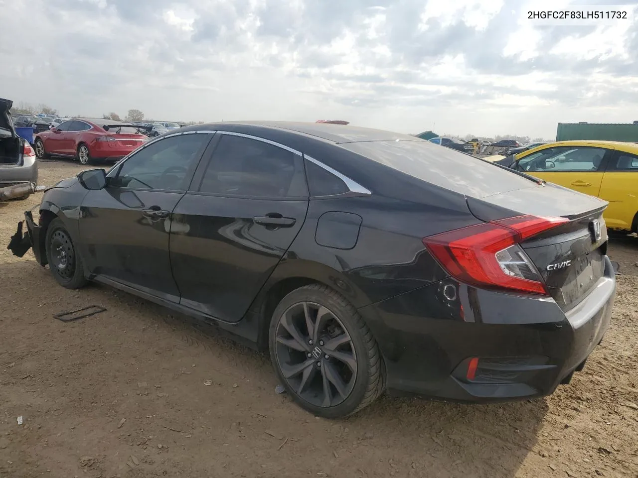 2020 Honda Civic Sport VIN: 2HGFC2F83LH511732 Lot: 78455404