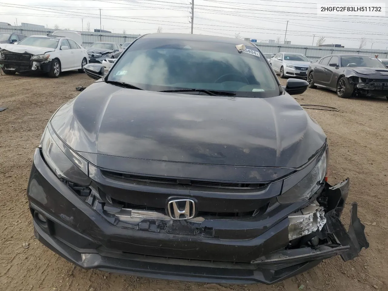 2020 Honda Civic Sport VIN: 2HGFC2F83LH511732 Lot: 78455404