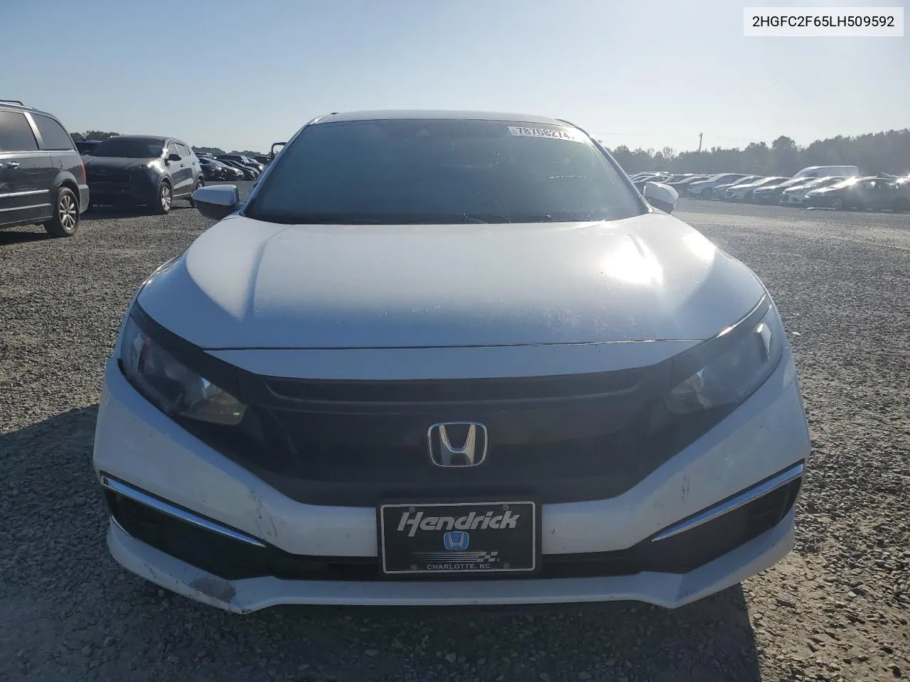 2020 Honda Civic Lx VIN: 2HGFC2F65LH509592 Lot: 78708274