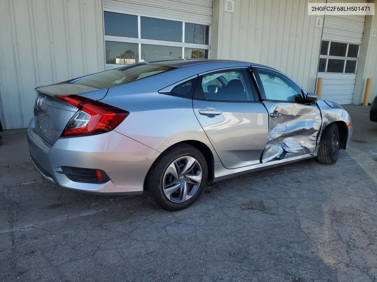 2020 Honda Civic Lx VIN: 2HGFC2F68LH501471 Lot: 78724804