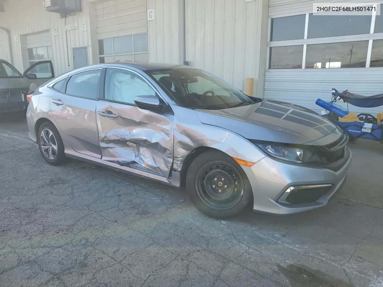 2020 Honda Civic Lx VIN: 2HGFC2F68LH501471 Lot: 78724804