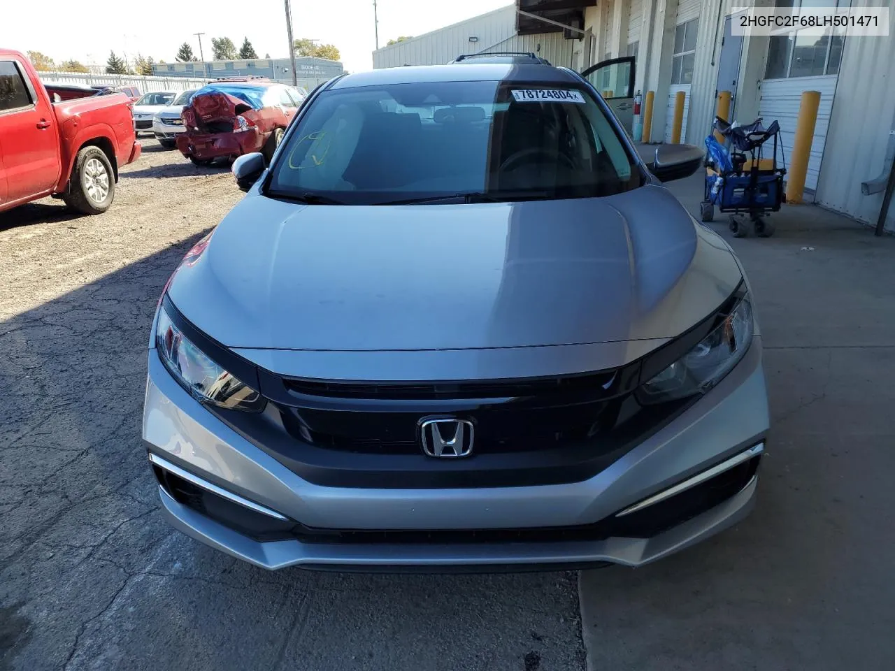 2020 Honda Civic Lx VIN: 2HGFC2F68LH501471 Lot: 78724804