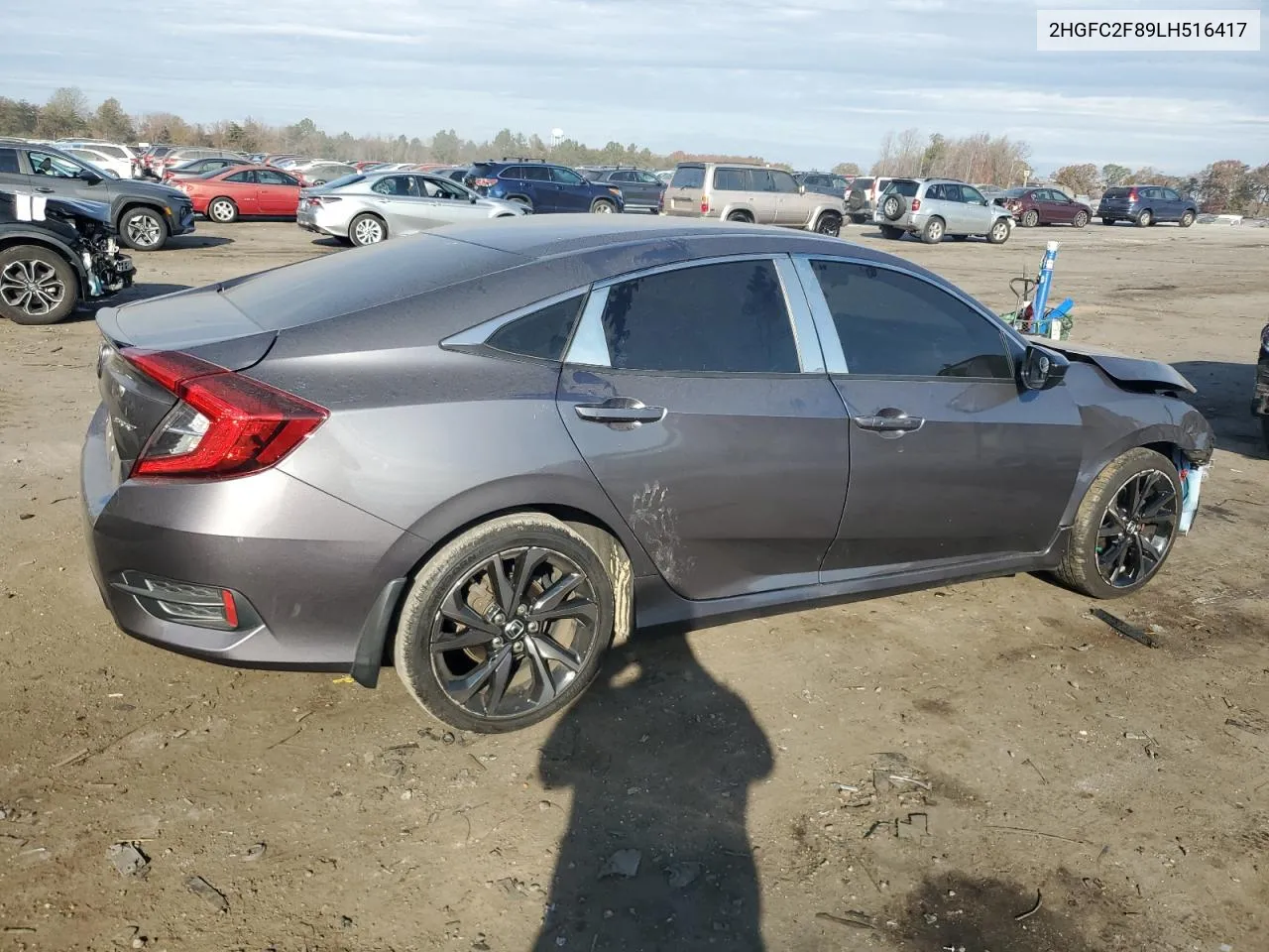 2020 Honda Civic Sport VIN: 2HGFC2F89LH516417 Lot: 78827734