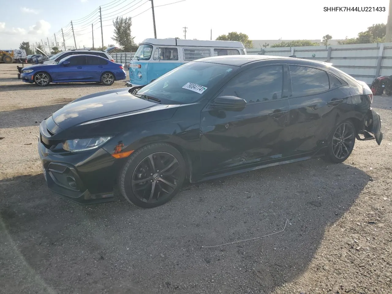 2020 Honda Civic Sport VIN: SHHFK7H44LU221433 Lot: 79084774