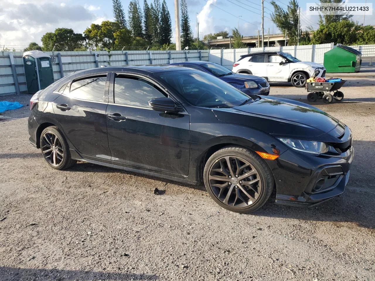 2020 Honda Civic Sport VIN: SHHFK7H44LU221433 Lot: 79084774