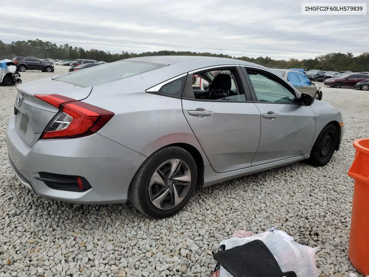 2020 Honda Civic Lx VIN: 2HGFC2F60LH579839 Lot: 79195994