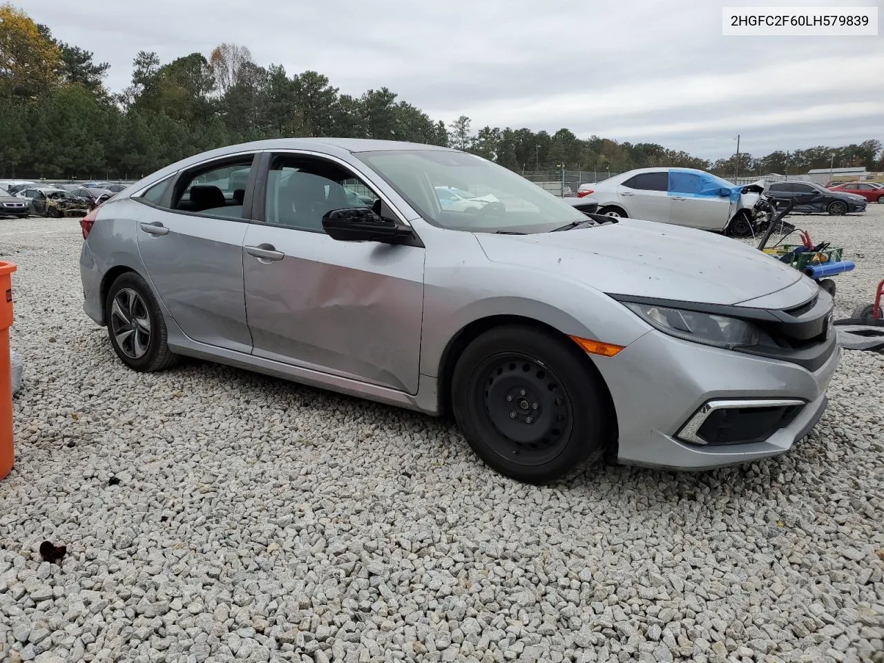 2020 Honda Civic Lx VIN: 2HGFC2F60LH579839 Lot: 79195994