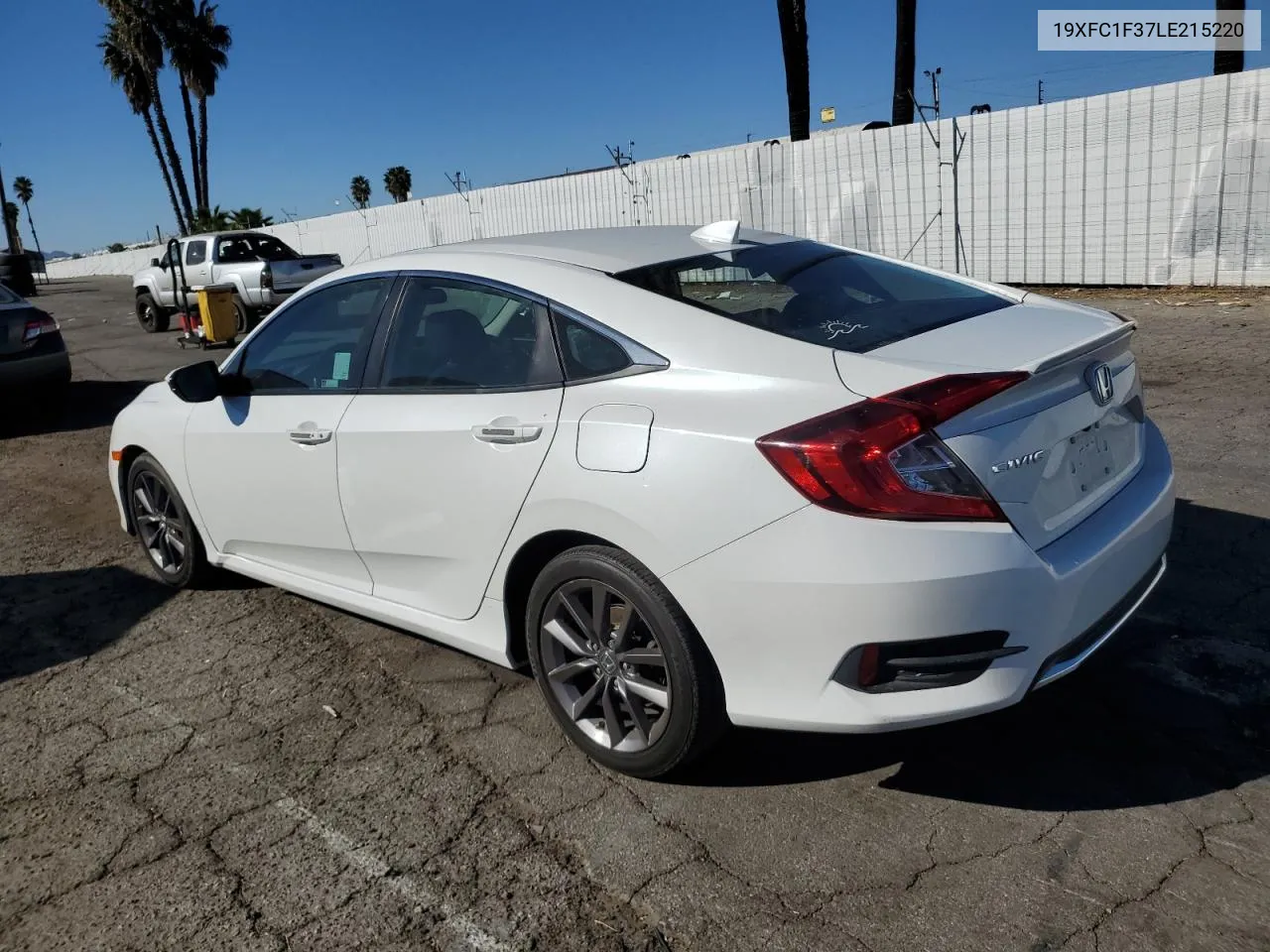 2020 Honda Civic Ex VIN: 19XFC1F37LE215220 Lot: 79229244