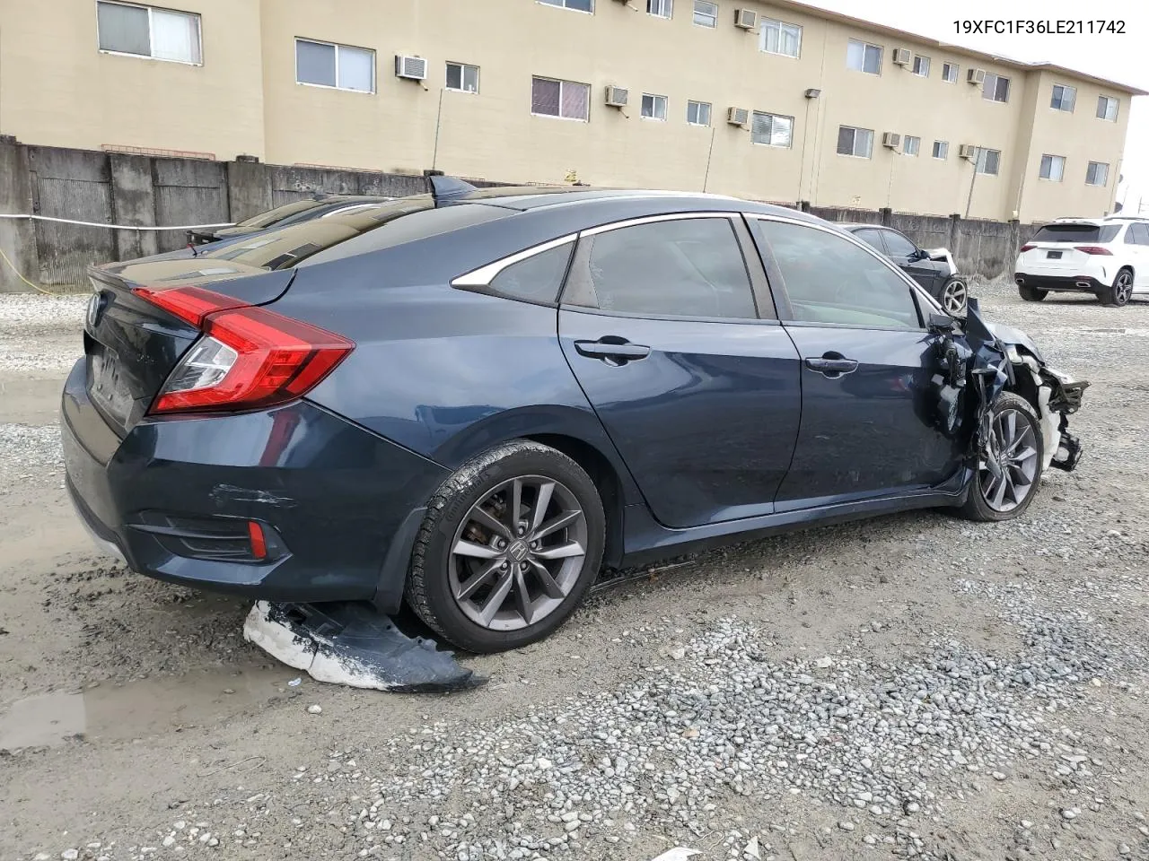 2020 Honda Civic Ex VIN: 19XFC1F36LE211742 Lot: 79340154