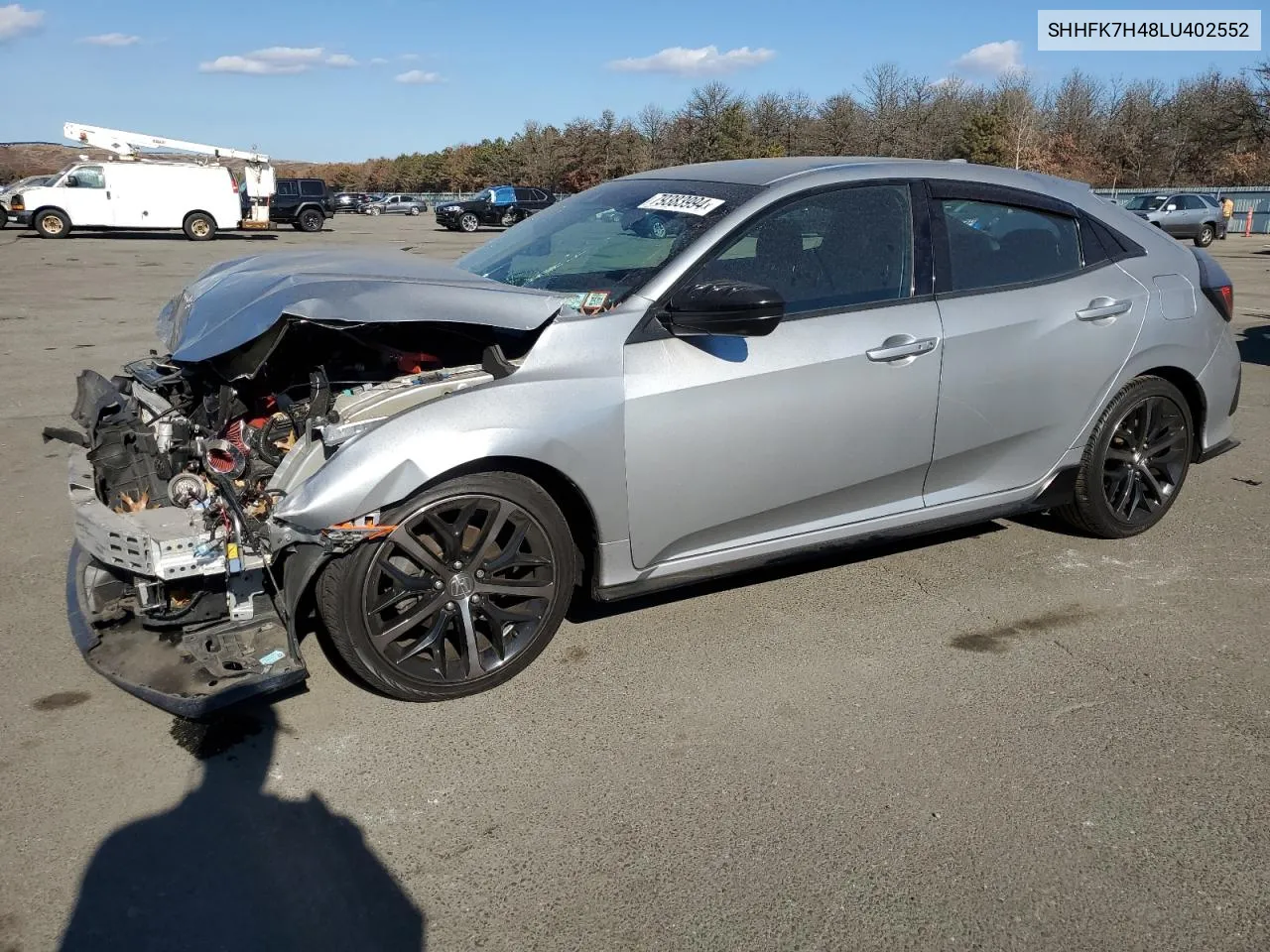 2020 Honda Civic Sport VIN: SHHFK7H48LU402552 Lot: 79383994