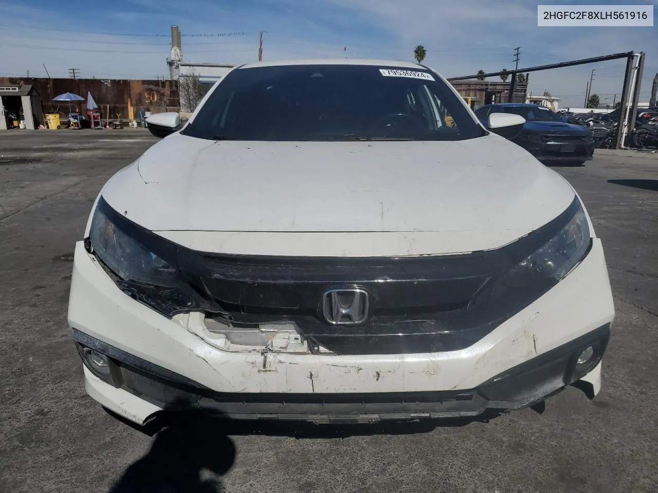 2020 Honda Civic Sport VIN: 2HGFC2F8XLH561916 Lot: 79536924