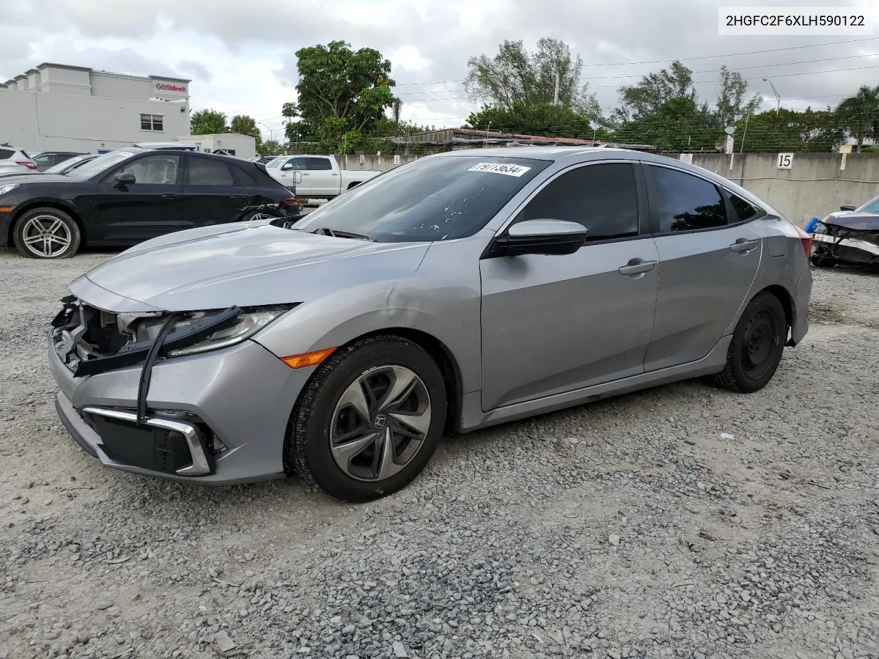 2020 Honda Civic Lx VIN: 2HGFC2F6XLH590122 Lot: 79773634