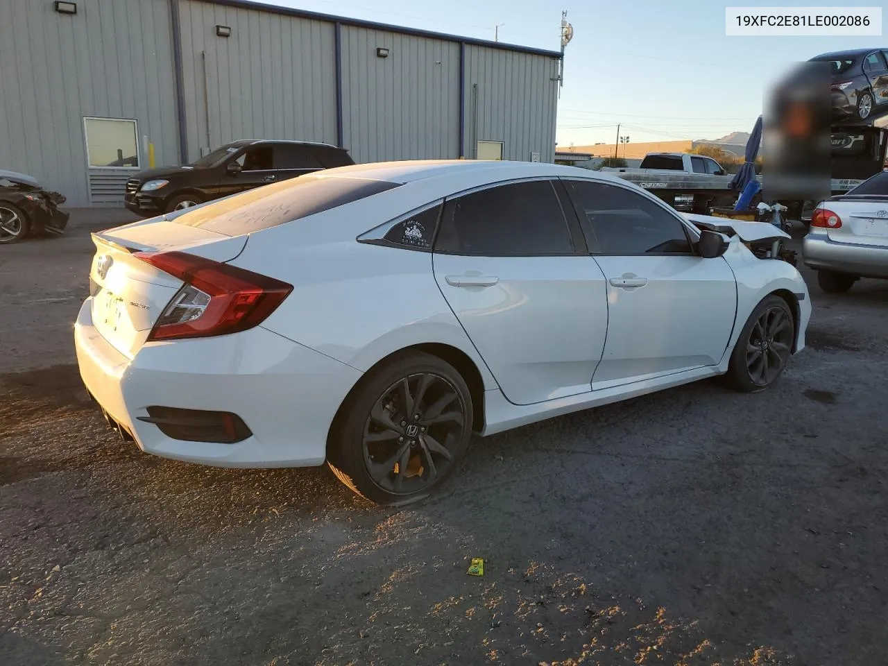 2020 Honda Civic Sport VIN: 19XFC2E81LE002086 Lot: 79889214