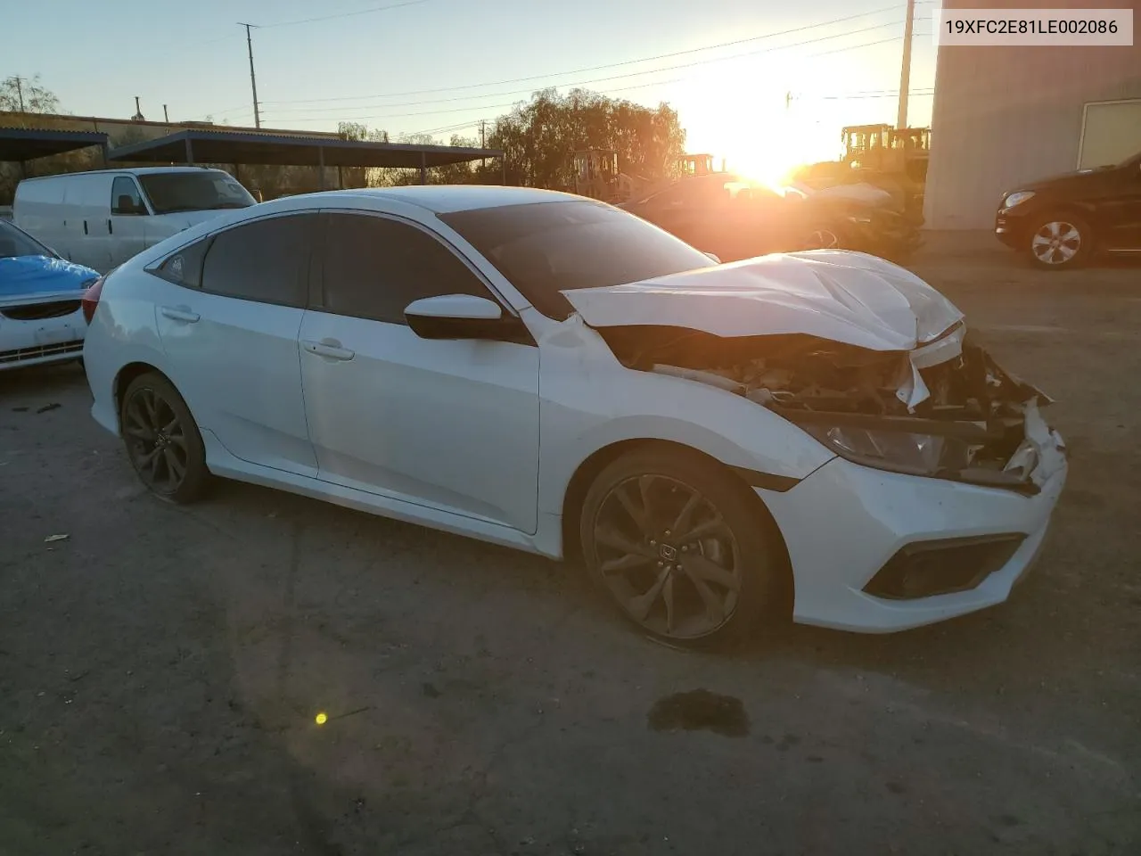 2020 Honda Civic Sport VIN: 19XFC2E81LE002086 Lot: 79889214