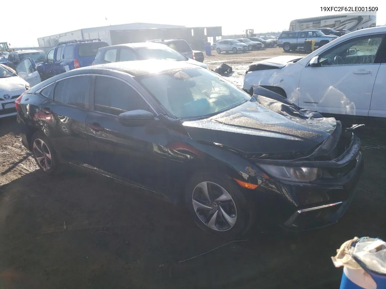 2020 Honda Civic Lx VIN: 19XFC2F62LE001509 Lot: 79984444