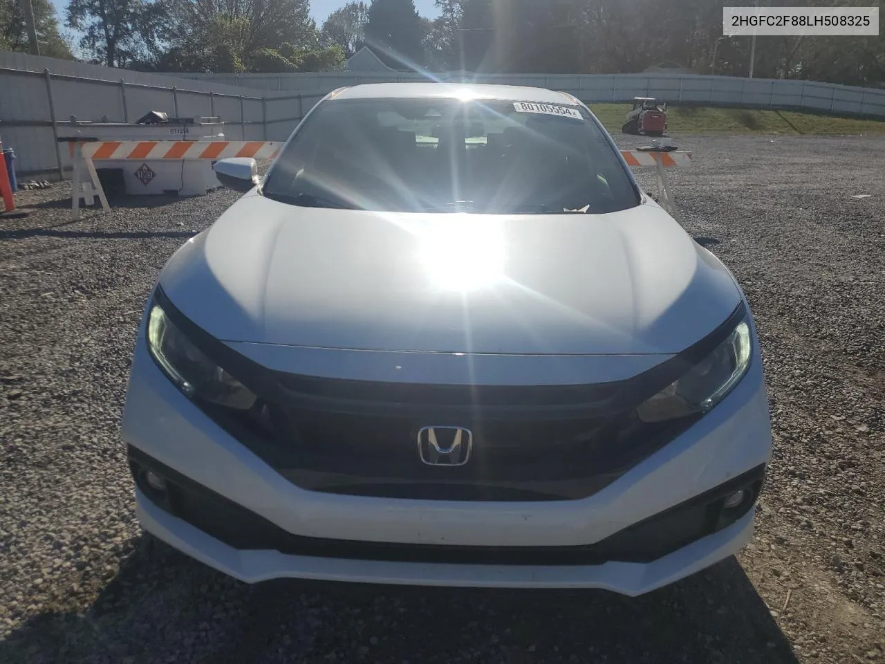 2020 Honda Civic Sport VIN: 2HGFC2F88LH508325 Lot: 80105554