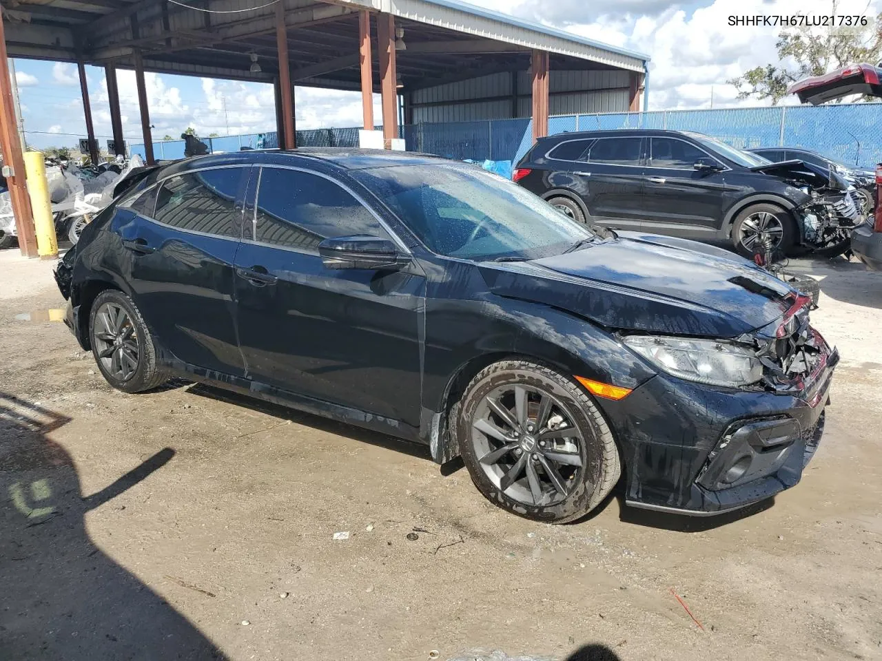 2020 Honda Civic Ex VIN: SHHFK7H67LU217376 Lot: 80279654