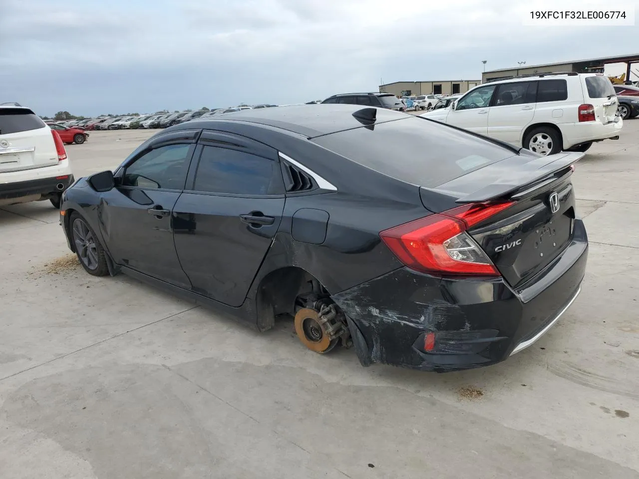 2020 Honda Civic Ex VIN: 19XFC1F32LE006774 Lot: 80574994