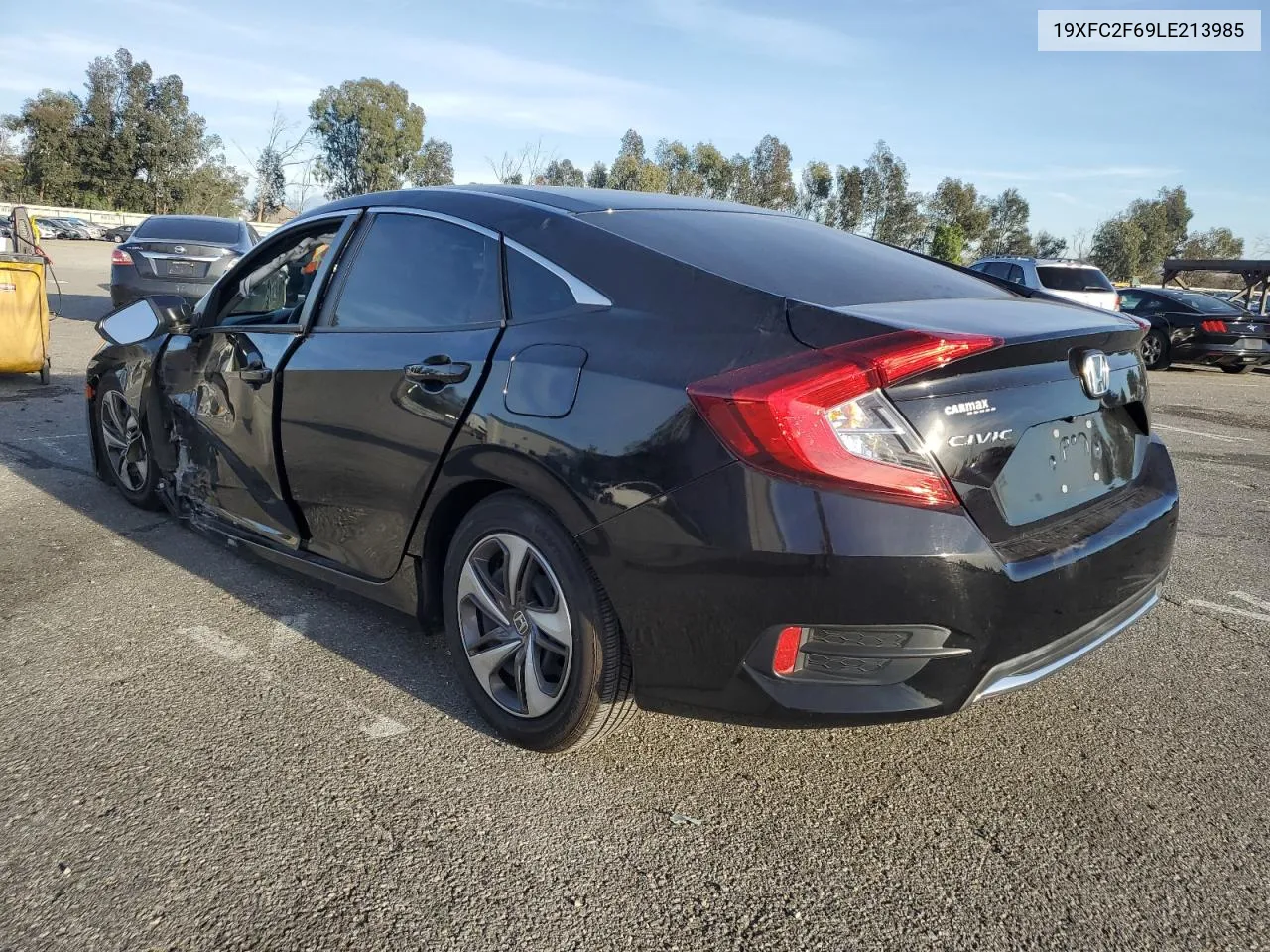 2020 Honda Civic Lx VIN: 19XFC2F69LE213985 Lot: 81431924