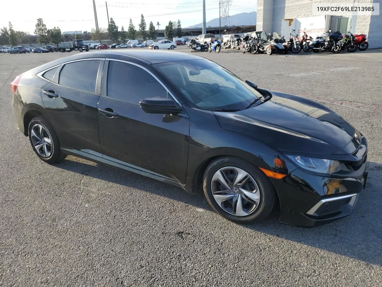 2020 Honda Civic Lx VIN: 19XFC2F69LE213985 Lot: 81431924