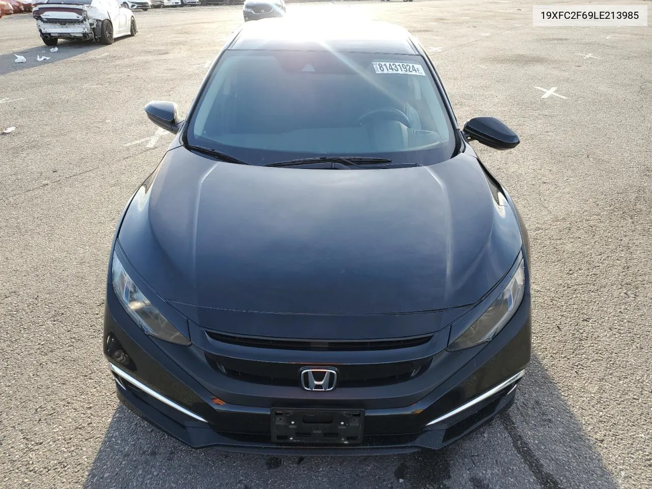 2020 Honda Civic Lx VIN: 19XFC2F69LE213985 Lot: 81431924