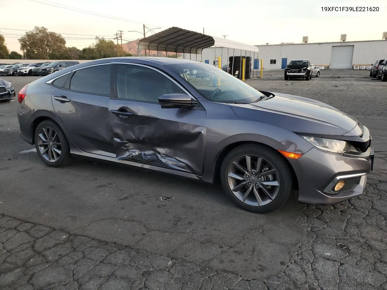 2020 Honda Civic Ex VIN: 19XFC1F39LE221620 Lot: 81640844