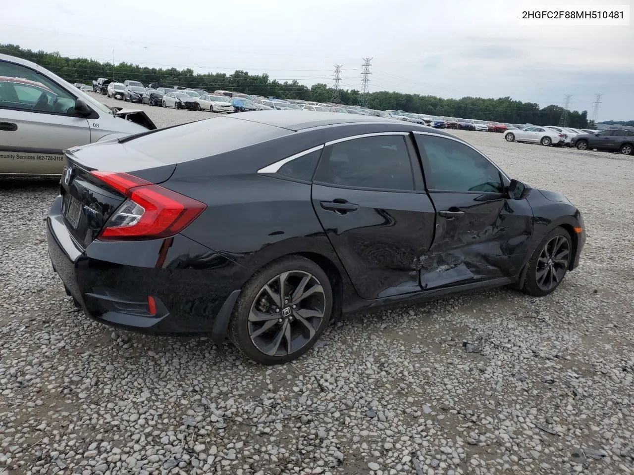 2021 Honda Civic Sport VIN: 2HGFC2F88MH510481 Lot: 59456034