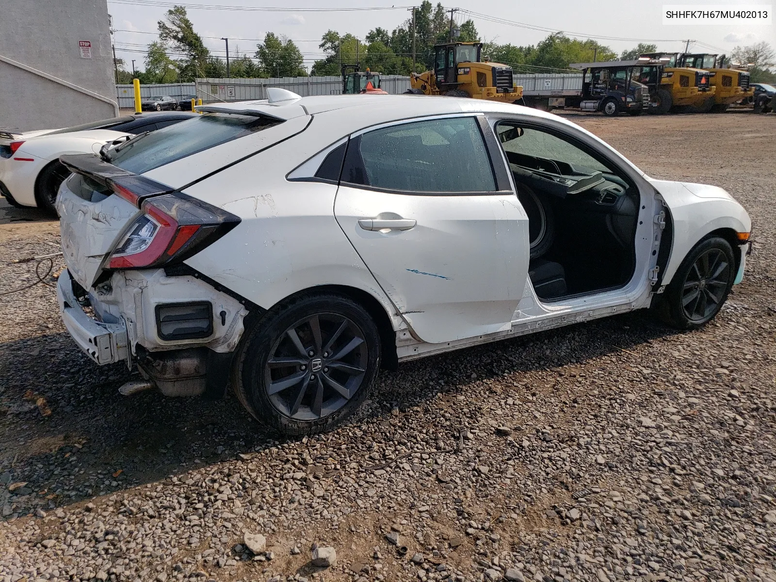 SHHFK7H67MU402013 2021 Honda Civic Ex