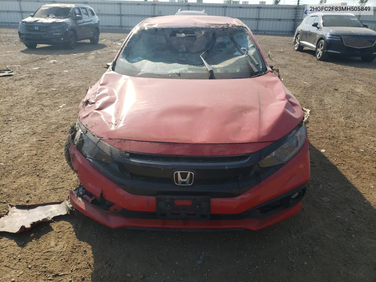 2021 Honda Civic Sport VIN: 2HGFC2F83MH505849 Lot: 68633914