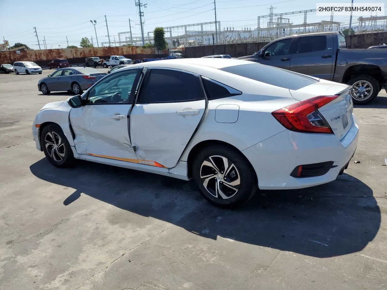 2021 Honda Civic Sport VIN: 2HGFC2F83MH549074 Lot: 69087544