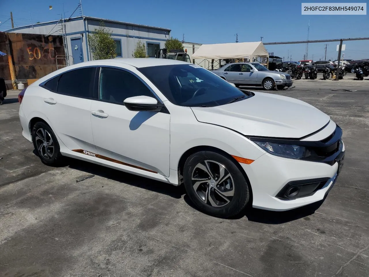 2021 Honda Civic Sport VIN: 2HGFC2F83MH549074 Lot: 69087544