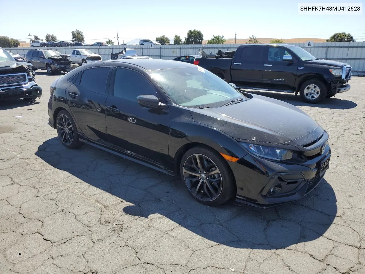 2021 Honda Civic Sport VIN: SHHFK7H48MU412628 Lot: 69613024