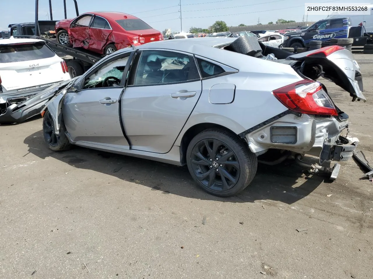 2021 Honda Civic Sport VIN: 2HGFC2F83MH553268 Lot: 69888874