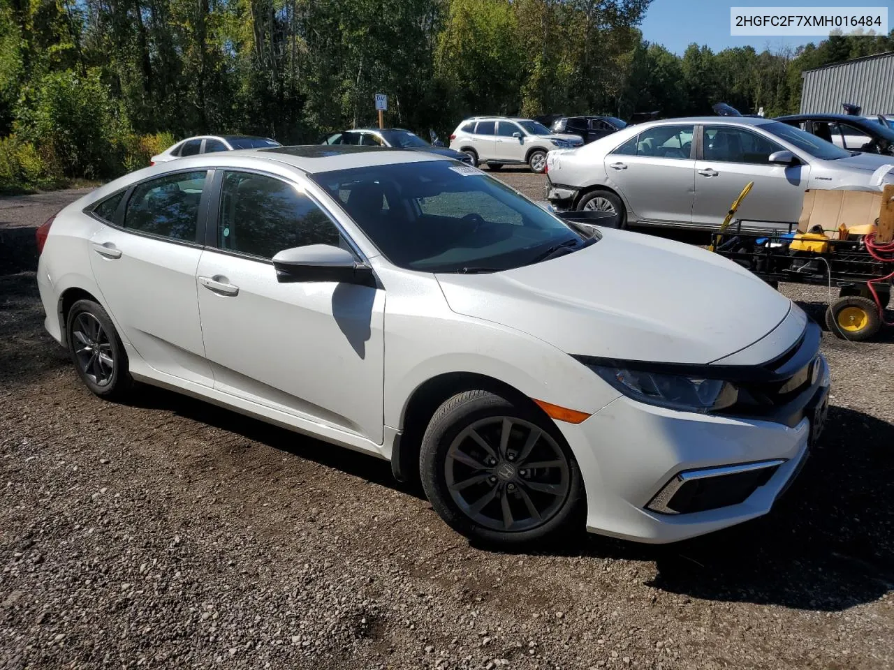 2021 Honda Civic Ex VIN: 2HGFC2F7XMH016484 Lot: 70363014