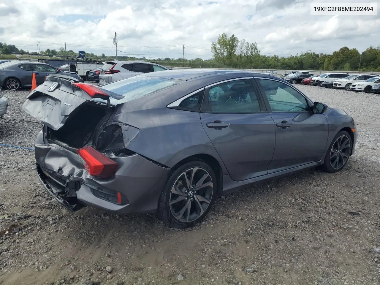 2021 Honda Civic Sport VIN: 19XFC2F88ME202494 Lot: 71542614