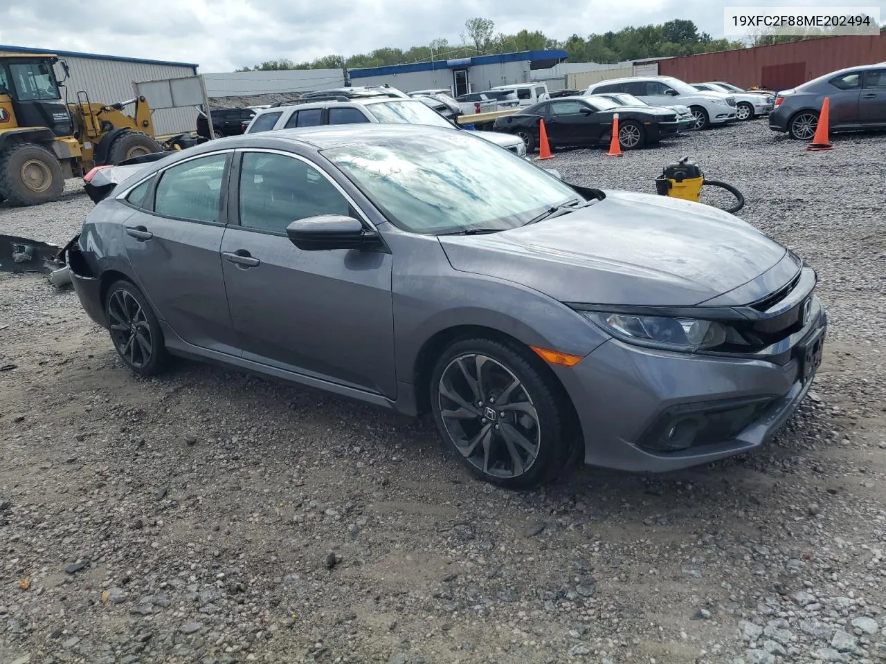 2021 Honda Civic Sport VIN: 19XFC2F88ME202494 Lot: 71542614