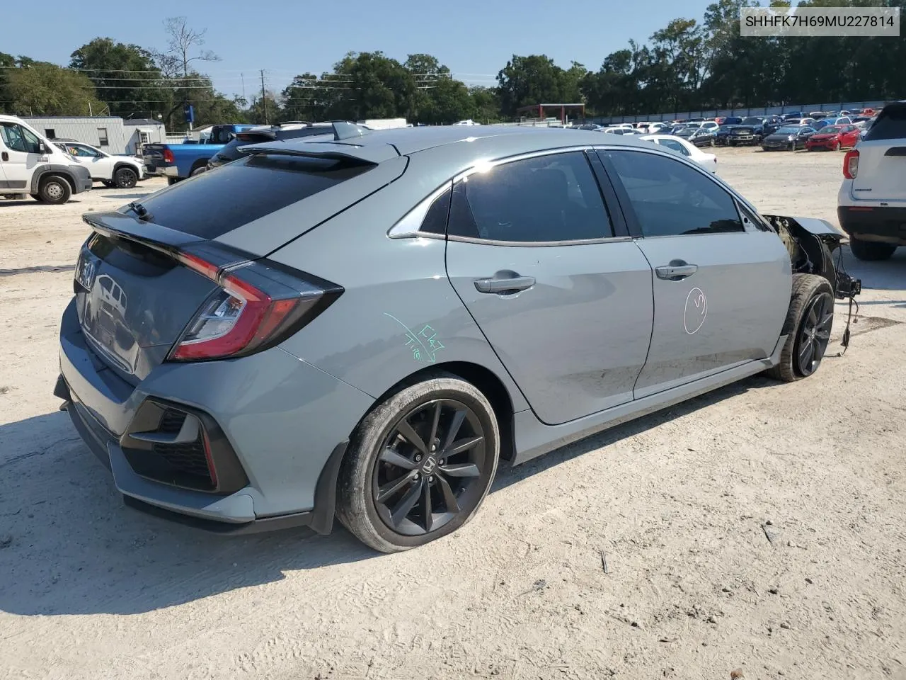 2021 Honda Civic Ex VIN: SHHFK7H69MU227814 Lot: 74009594