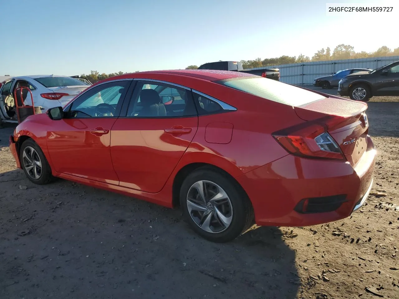 2021 Honda Civic Lx VIN: 2HGFC2F68MH559727 Lot: 75505834