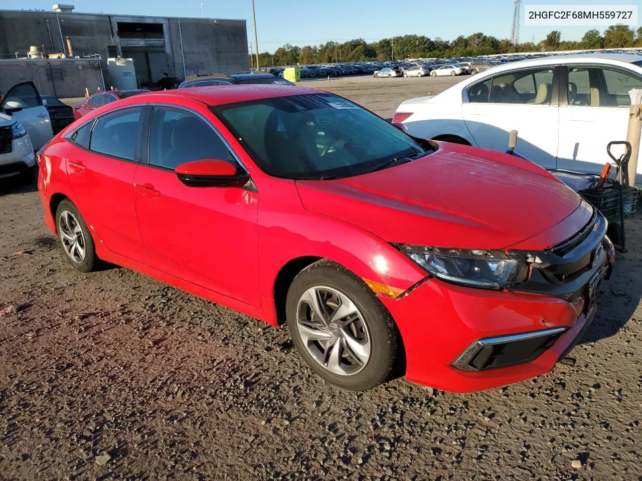 2021 Honda Civic Lx VIN: 2HGFC2F68MH559727 Lot: 75505834