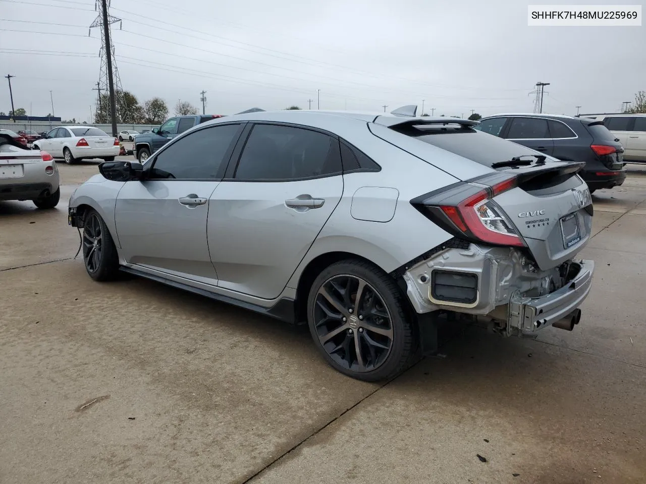 2021 Honda Civic Sport VIN: SHHFK7H48MU225969 Lot: 75721024