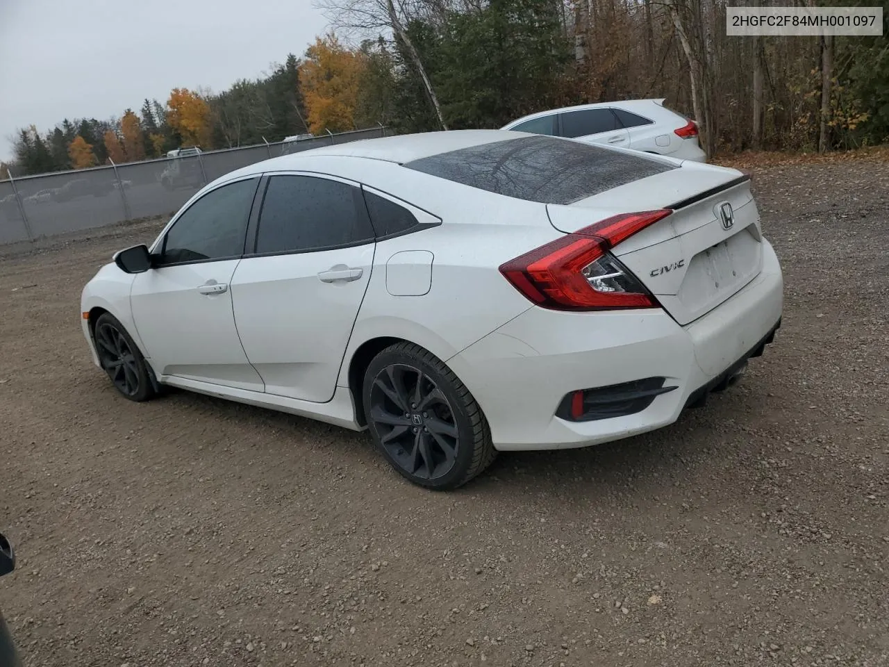 2021 Honda Civic Sport VIN: 2HGFC2F84MH001097 Lot: 75921144