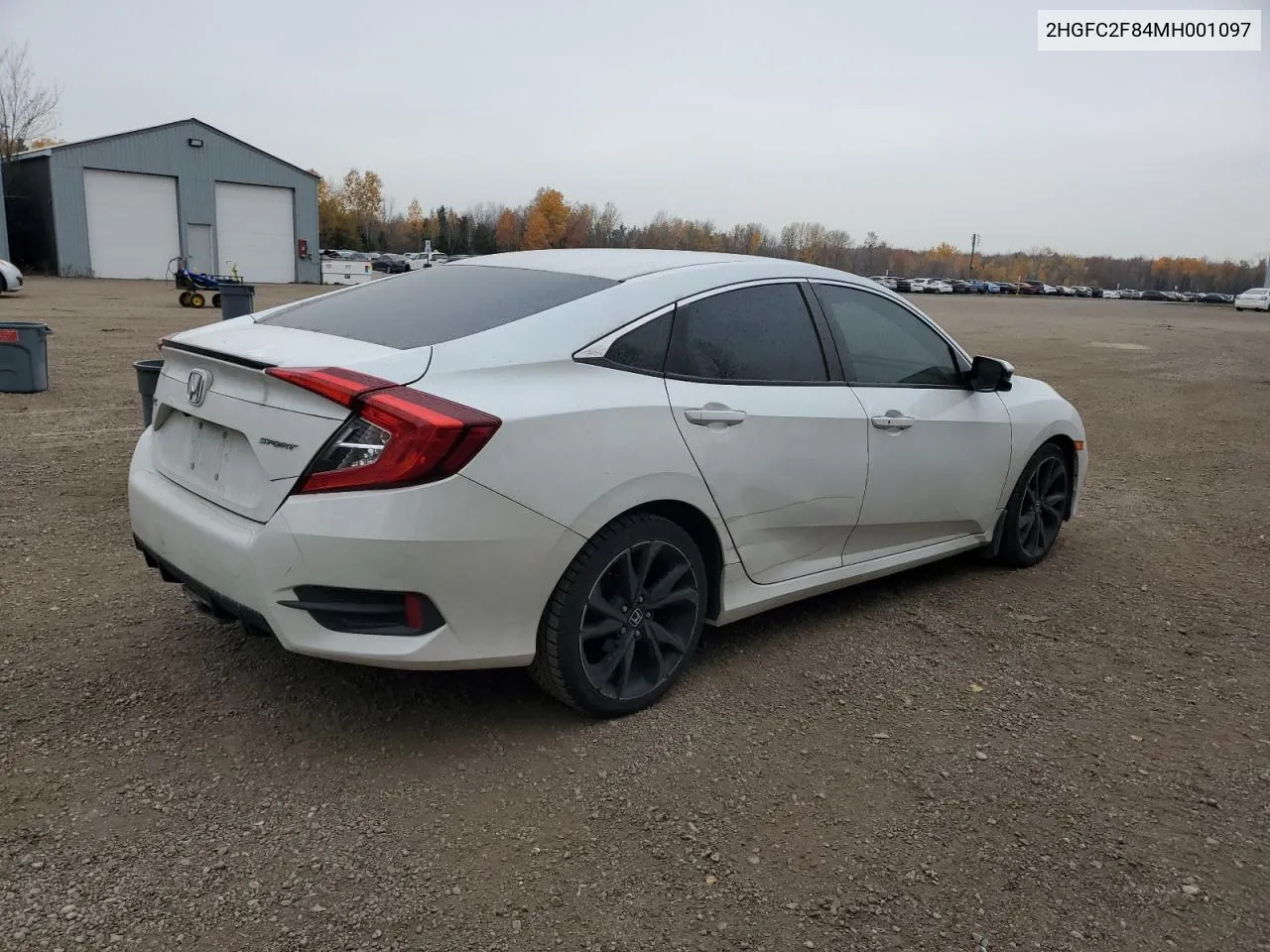 2021 Honda Civic Sport VIN: 2HGFC2F84MH001097 Lot: 75921144